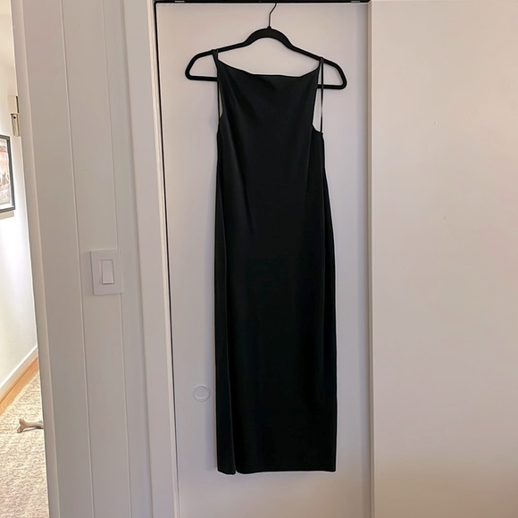 betsy and adam green velvet dress Tropic Muse Beaded Cowl Maxi Dress main image 0